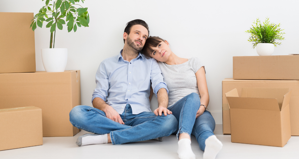 Couple thinking about the best time to buy a home.