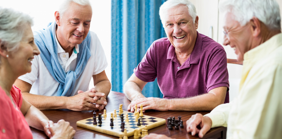 Retired friends using reverse mortgage as part of their retirement strategy.