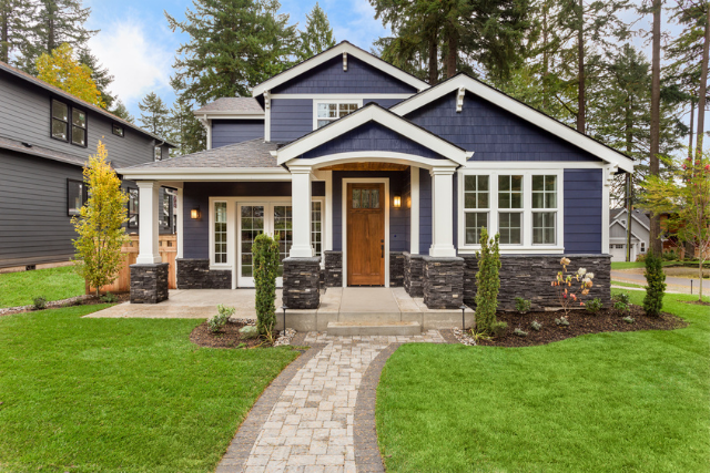 Craftsman style home purchase with an FHA Home Loan.